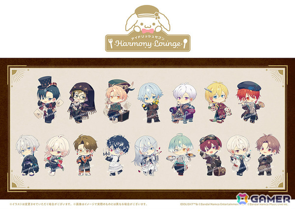 コラボカフェ「アイドリッシュセブン Harmony Lounge」の第2弾「Group Anniversary 2024」が2月17日より開催！の画像1