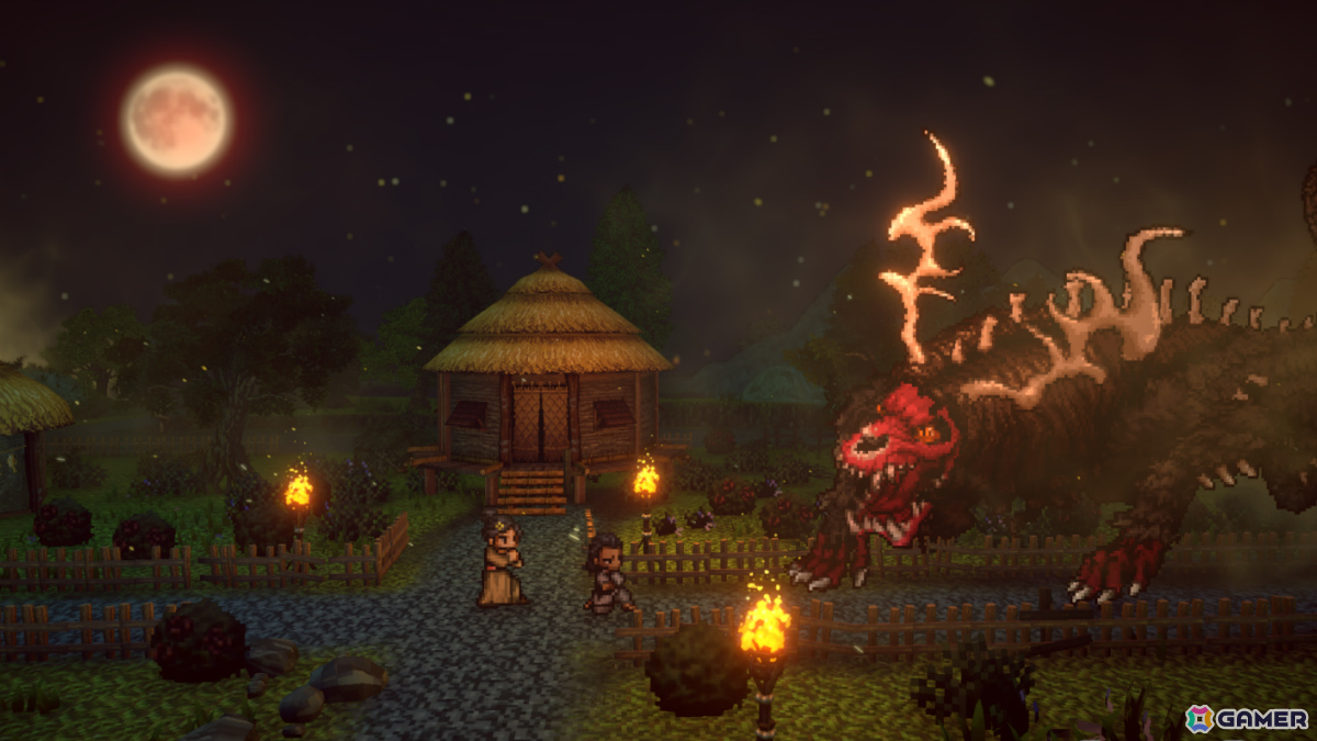 レトロピクセルRPG「上古羿志 - ミシックイー」のSteamページが公開！神弓を携え六大凶獣の討伐と世界の救済に挑む旅に出ようの画像
