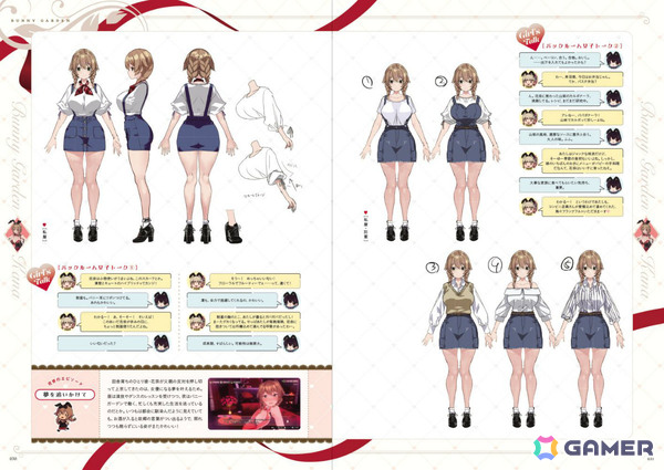 「バニーガーデン＆へべれけ ばにーがーでん 公式ビジュアルファンブック」が3月27日に発売！缶バッジとタペストリーがセットになった限定版も登場の画像3