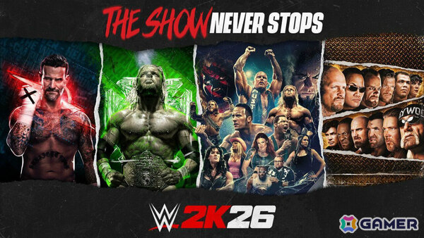 CMパンクさんがカバーを飾る「WWE 2K26」が3月13日に発売！プレイアブルキャラはシリーズ最大の400名以上、アイ・クイットなど4つの新マッチタイプも登場の画像11