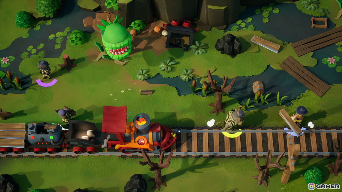 4人協力型ゲーム「Loco: Rails & Tails」のSteamストアページが公開!西部劇を舞台に線路敷設や列車防衛などカオスな冒険が楽しめるの画像