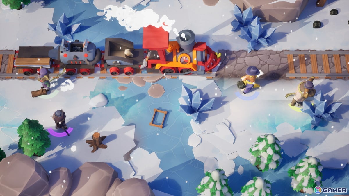 4人協力型ゲーム「Loco: Rails & Tails」のSteamストアページが公開！西部劇を舞台に線路敷設や列車防衛などカオスな冒険が楽しめるの画像4