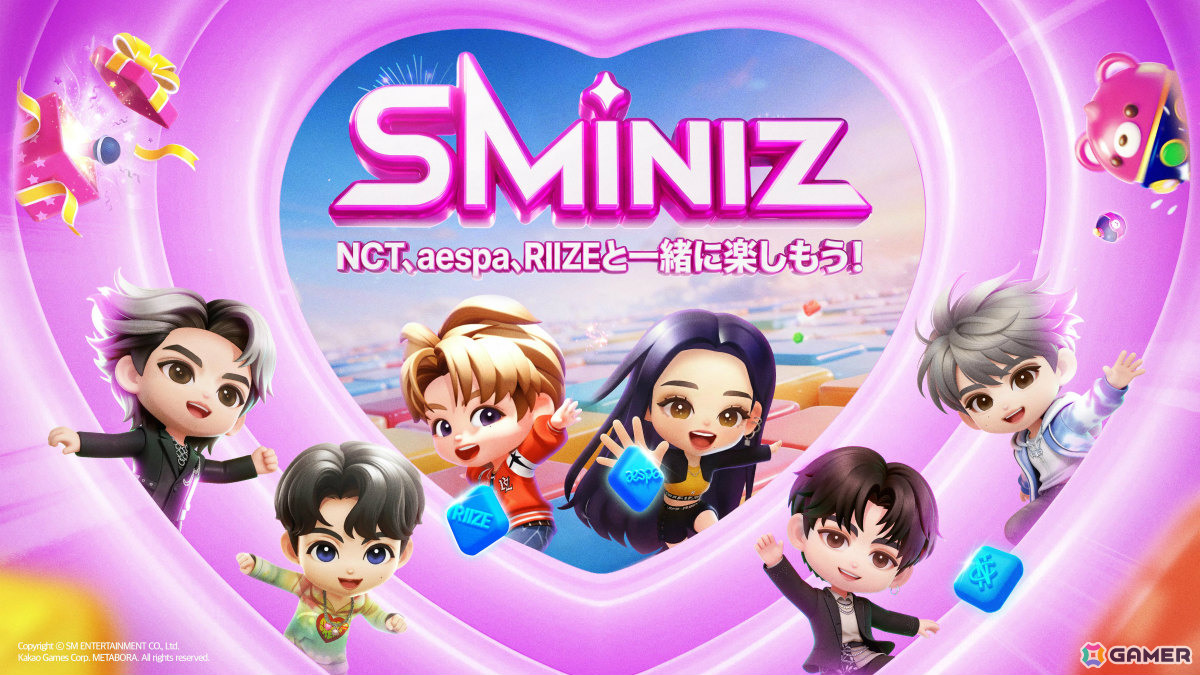 NCT、aespa、RIIZEなどのアーティストと一緒に楽しむカジュアルパズルゲーム「SMiniz」のグローバル事前登録受付が開始!の画像