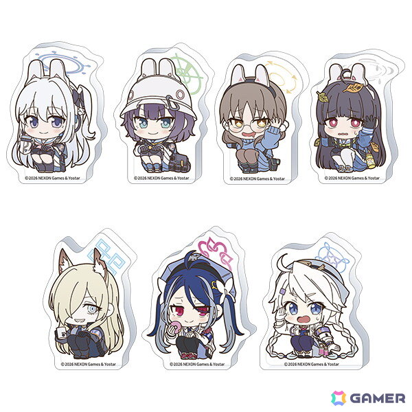 「ブルアカ」RABBIT小隊とヴァルキューレ警察学校の描き下ろしイラストを使用したグッズが2月15日に発売！イラストカードが貰えるフェアも同日開催の画像3