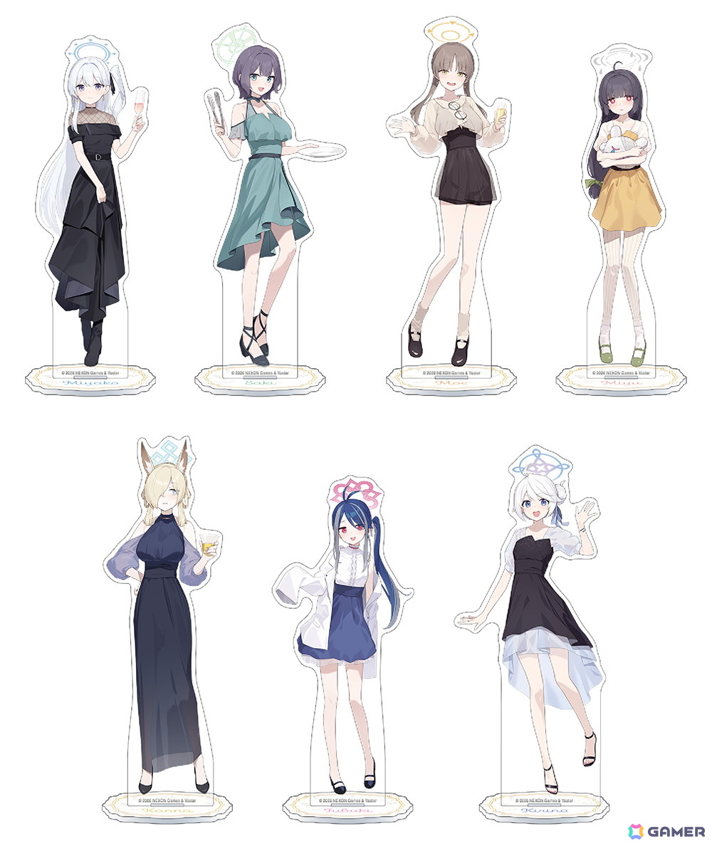 「ブルアカ」RABBIT小隊とヴァルキューレ警察学校の描き下ろしイラストを使用したグッズが2月15日に発売!イラストカードが貰えるフェアも同日開催の画像