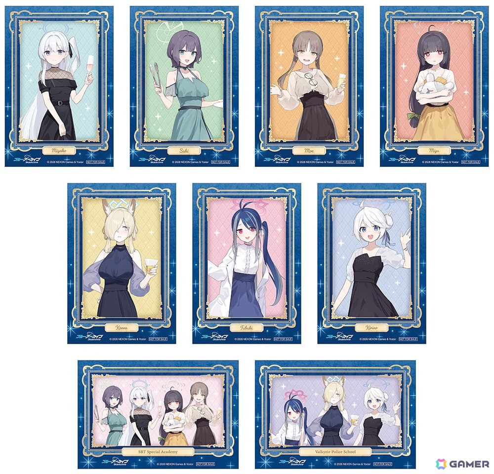 「ブルアカ」RABBIT小隊とヴァルキューレ警察学校の描き下ろしイラストを使用したグッズが2月15日に発売！イラストカードが貰えるフェアも同日開催の画像6