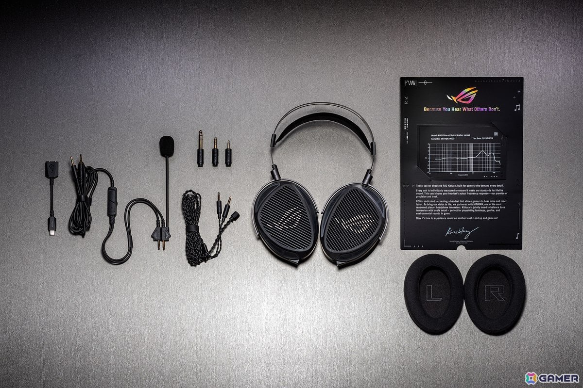 ASUS、平面磁界ドライバー搭載の次世代ゲーミングヘッドセット「ROG Kithara」のクラウドファンディングを2月19日より開始!の画像