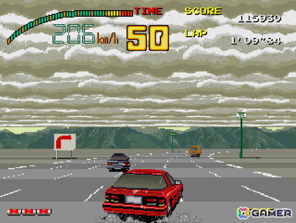 1987年発売のレースゲーム「フルスロットル」がアーケードアーカイブス＆アーケードアーカイブス2として2月5日に配信！の画像