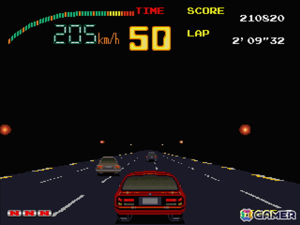 1987年発売のレースゲーム「フルスロットル」がアーケードアーカイブス＆アーケードアーカイブス2として2月5日に配信！の画像