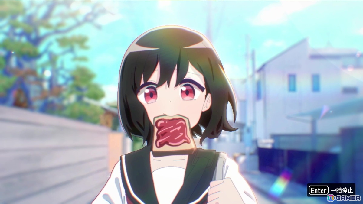 JKアニメアクション「PIXEL DASH：Toast of Destiny」制作秘話：「遅刻しそうな女子高生が食パンをくわえて走り曲がり角で運命の人とぶつかる」展開は世界でも通じるシチュエーションの画像