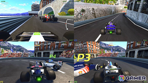 最大4人の90年代風アーケードレーシング「4PGP」Switch版＆Switch 2 Editionが発売！特長やおすそわけ通信機能を紹介するローンチトレーラーも公開の画像23