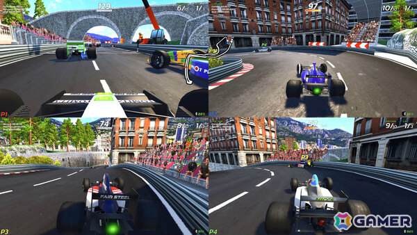 最大4人の90年代風アーケードレーシング「4PGP」Switch版＆Switch 2 Editionが発売！特長やおすそわけ通信機能を紹介するローンチトレーラーも公開の画像25