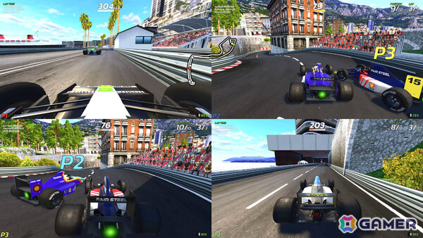 最大4人の90年代風アーケードレーシング「4PGP」Switch版＆Switch 2 Editionが発売！特長やおすそわけ通信機能を紹介するローンチトレーラーも公開の画像26