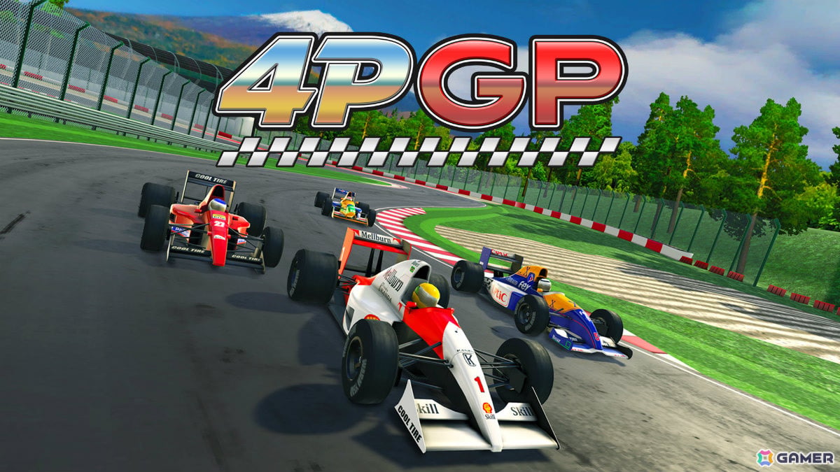 最大4人の90年代風アーケードレーシング「4PGP」Switch版＆Switch 2 Editionが発売！特長やおすそわけ通信機能を紹介するローンチトレーラーも公開の画像1