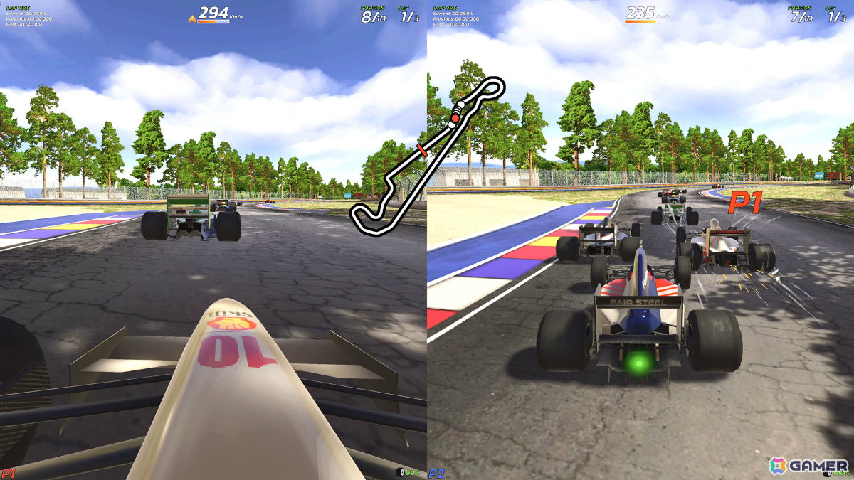 最大4人の90年代風アーケードレーシング「4PGP」Switch版＆Switch 2 Editionが発売！特長やおすそわけ通信機能を紹介するローンチトレーラーも公開の画像18