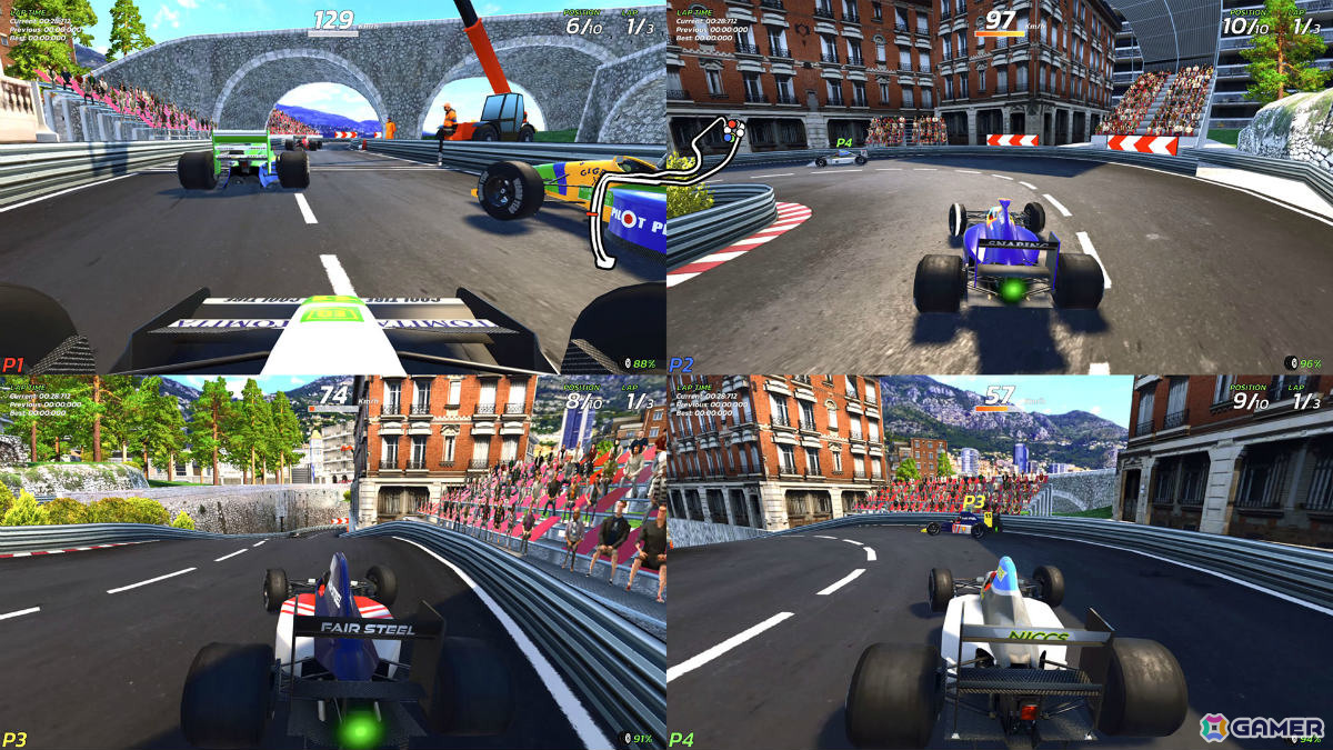 最大4人の90年代風アーケードレーシング「4PGP」Switch版＆Switch 2 Editionが発売！特長やおすそわけ通信機能を紹介するローンチトレーラーも公開の画像25