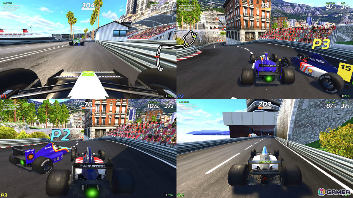 最大4人の90年代風アーケードレーシング「4PGP」Switch版＆Switch 2 Editionが発売！特長やおすそわけ通信機能を紹介するローンチトレーラーも公開の画像26