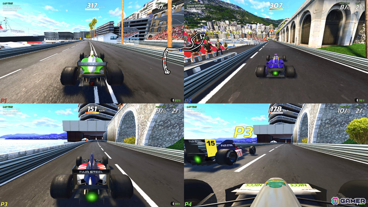最大4人の90年代風アーケードレーシング「4PGP」Switch版＆Switch 2 Editionが発売！特長やおすそわけ通信機能を紹介するローンチトレーラーも公開の画像27