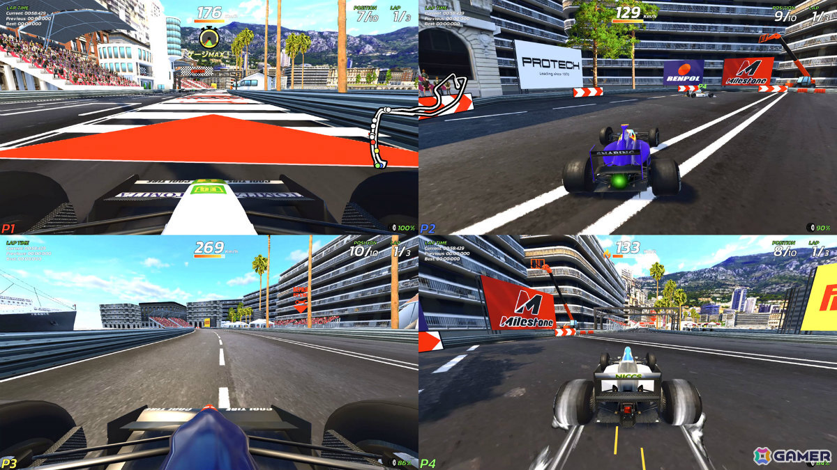 最大4人の90年代風アーケードレーシング「4PGP」Switch版＆Switch 2 Editionが発売！特長やおすそわけ通信機能を紹介するローンチトレーラーも公開の画像31