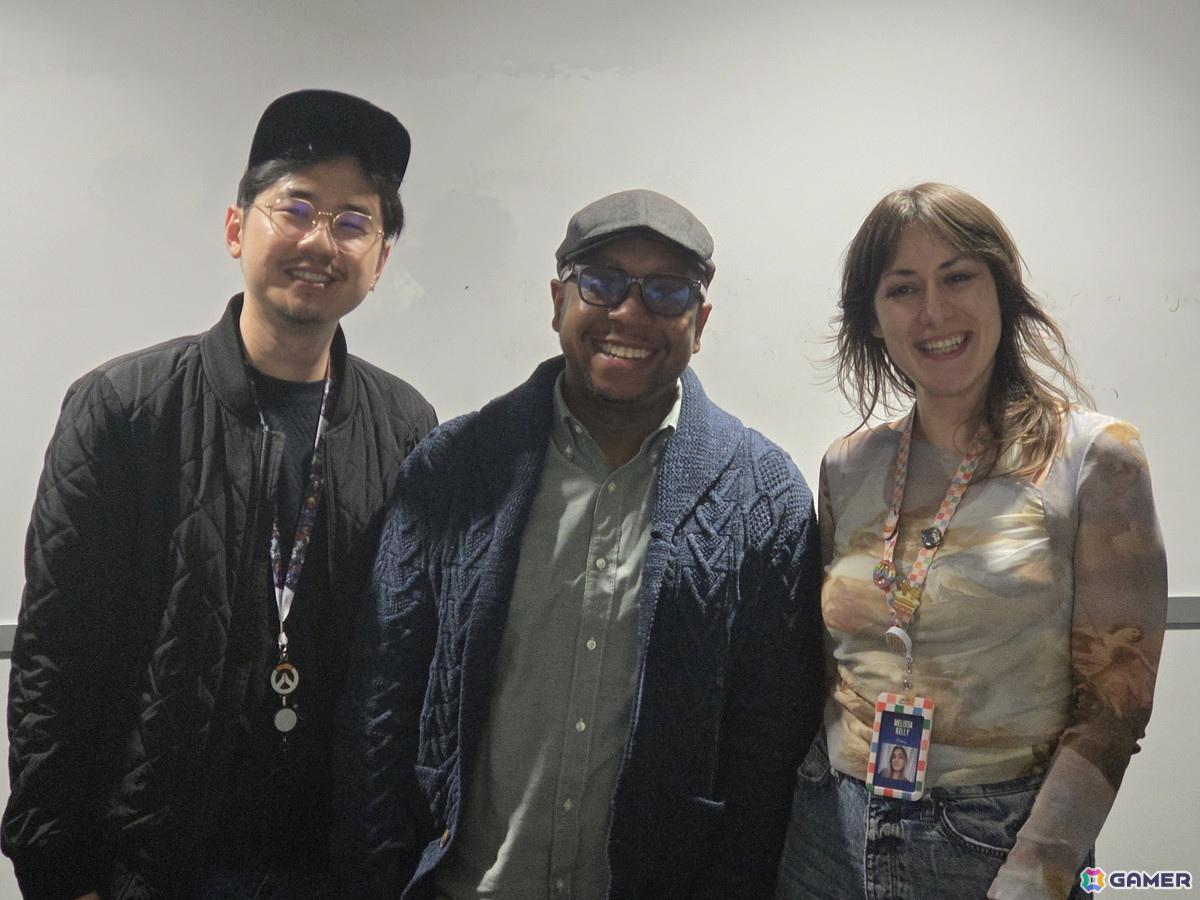 リード・キャラクターコンセプトアーティストのDaryl Tan氏、アソシエイトアートディレクターのPeter Lee氏、キャラクターアーティストのMelissa Kelly氏