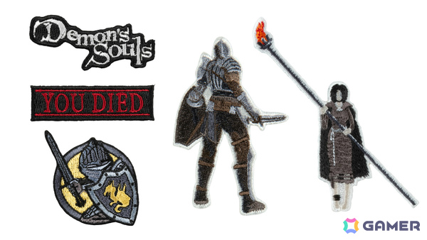 「Demon's Souls」主人公と火防女の刺繍ステッカーや「YOU DIED」マスキングテープが発売！EC購入特典としてオリジナルステッカーも登場の画像3