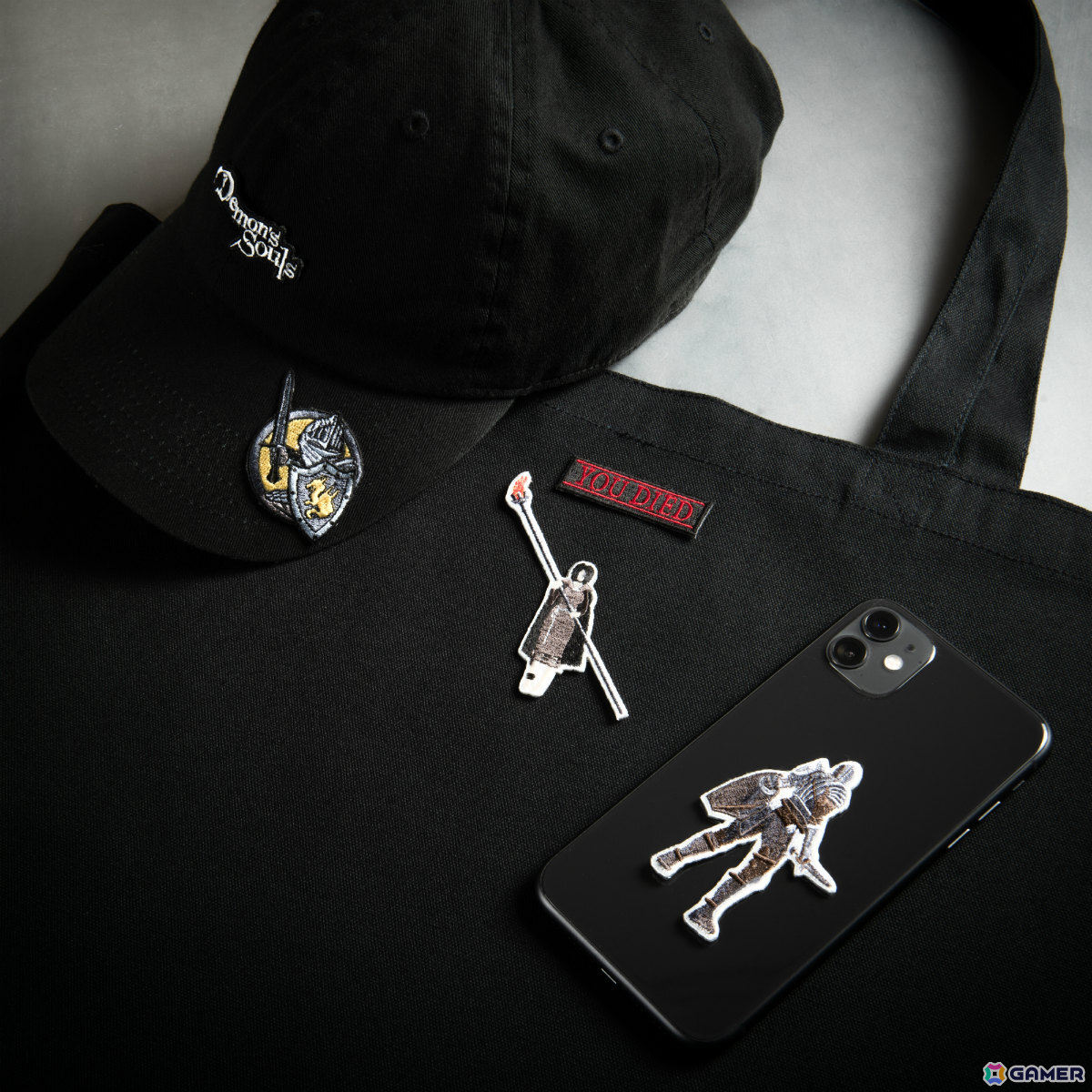 Demon's Souls 刺繍ステッカー 使用イメージ