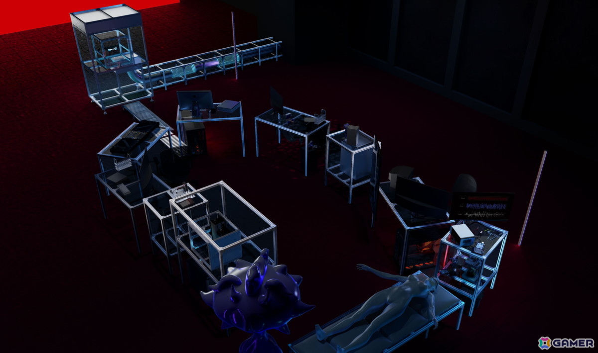 「バイオハザード」非病原性・不活化した“t-ウィルス”が展示される「THE AUTHENTIC OFFICE」にバイオ3Dプリンターや脳波AIも登場!の画像