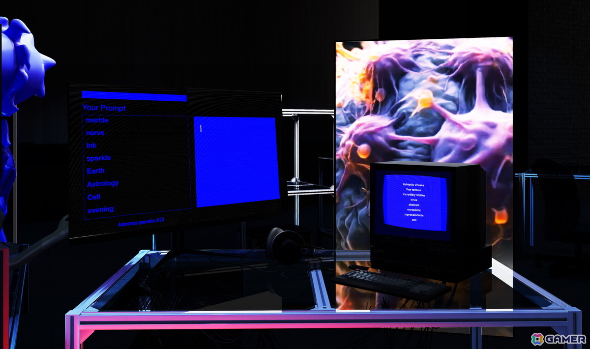 「バイオハザード」非病原性・不活化した“t-ウィルス”が展示される「THE AUTHENTIC OFFICE」にバイオ3Dプリンターや脳波AIも登場!の画像