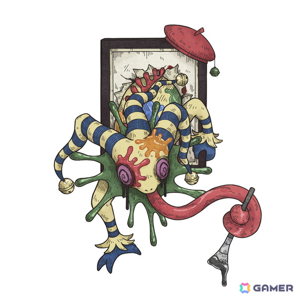 「シニガミ姫と異書館ノ怪物」4人目のシニガミ姫と物語のカギとなる少女の情報が公開！奇妙な絵が広がるステージ“未完のキャンバス”もの画像