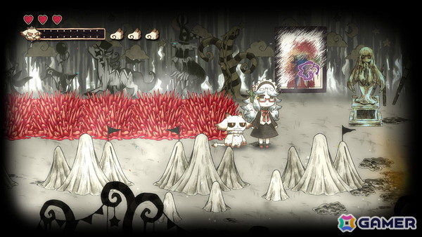 「シニガミ姫と異書館ノ怪物」4人目のシニガミ姫と物語のカギとなる少女の情報が公開！奇妙な絵が広がるステージ“未完のキャンバス”もの画像3