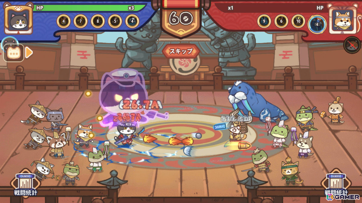 癒しと強さを兼ね備えた猫忍者たちの戦略育成型放置RPG「ニャンジャ伝説」が配信！オンライン対戦＆協力プレイも楽しめるの画像