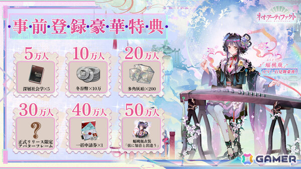 海外で初月1,000万DLを突破した擬人化SRPG「ネオ・アーティファクト～物華弥新～」App Store/Google Playにて事前予約受付が開始！の画像2
