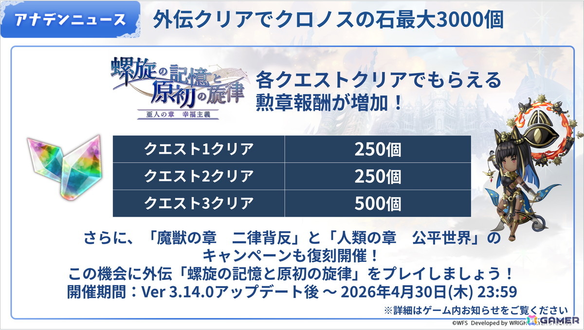 「アナザーエデン 時空を超える猫」ラビナ（CV：菊池志穂）のアナザースタイルがVer 3.14.10アップデートで登場！の画像