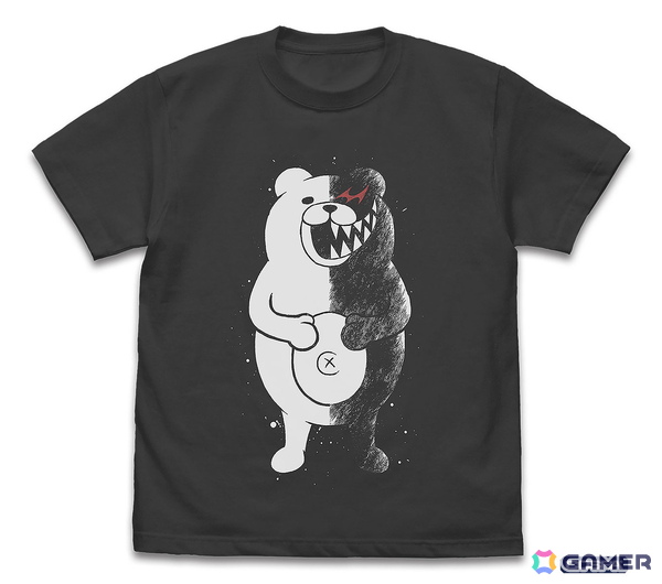 「ダンガンロンパ」スケッチテイストのモノクマがポイントのニュースペーパーバッグ、アートTシャツなどが登場！の画像3