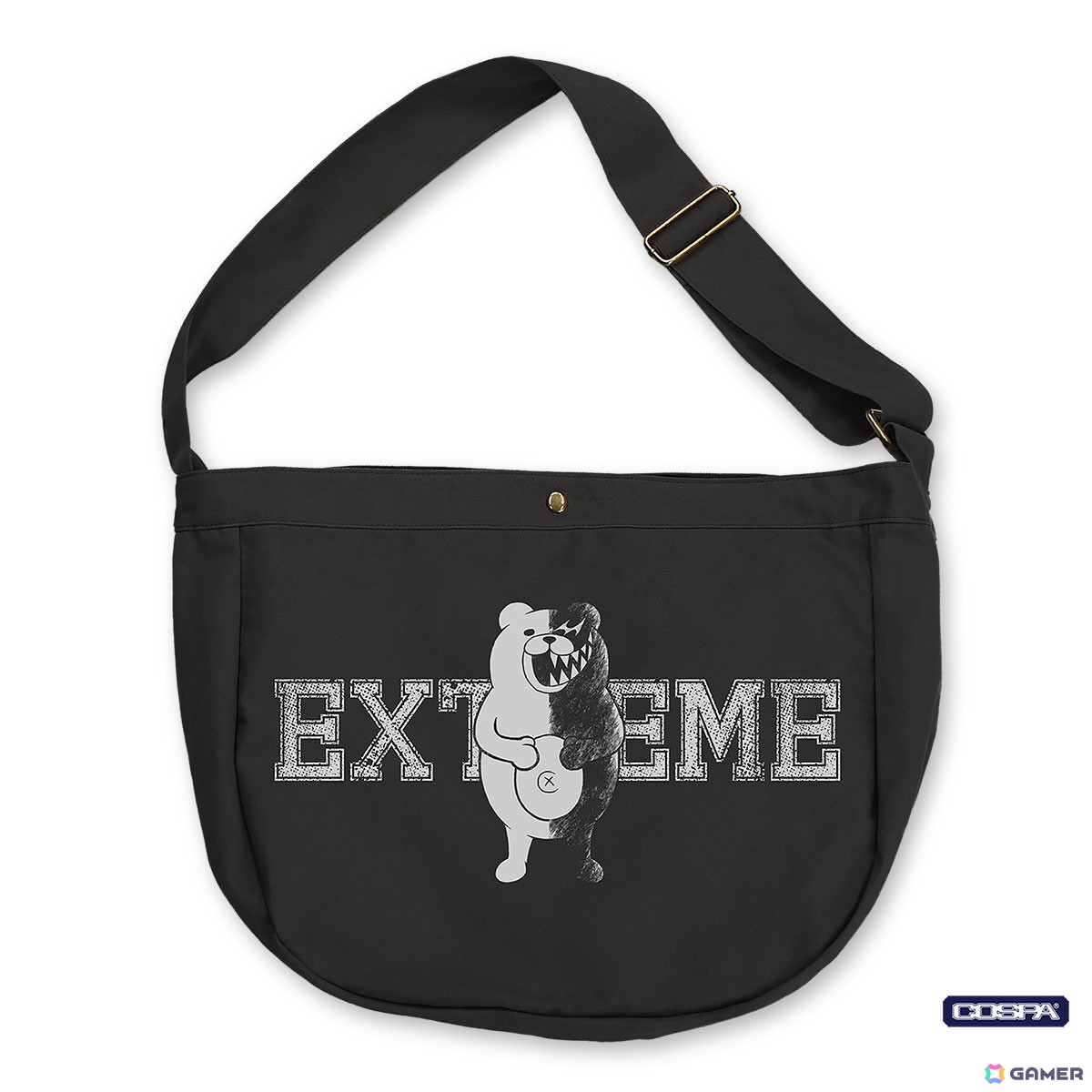 「ダンガンロンパ」スケッチテイストのモノクマがポイントのニュースペーパーバッグ、アートTシャツなどが登場!の画像