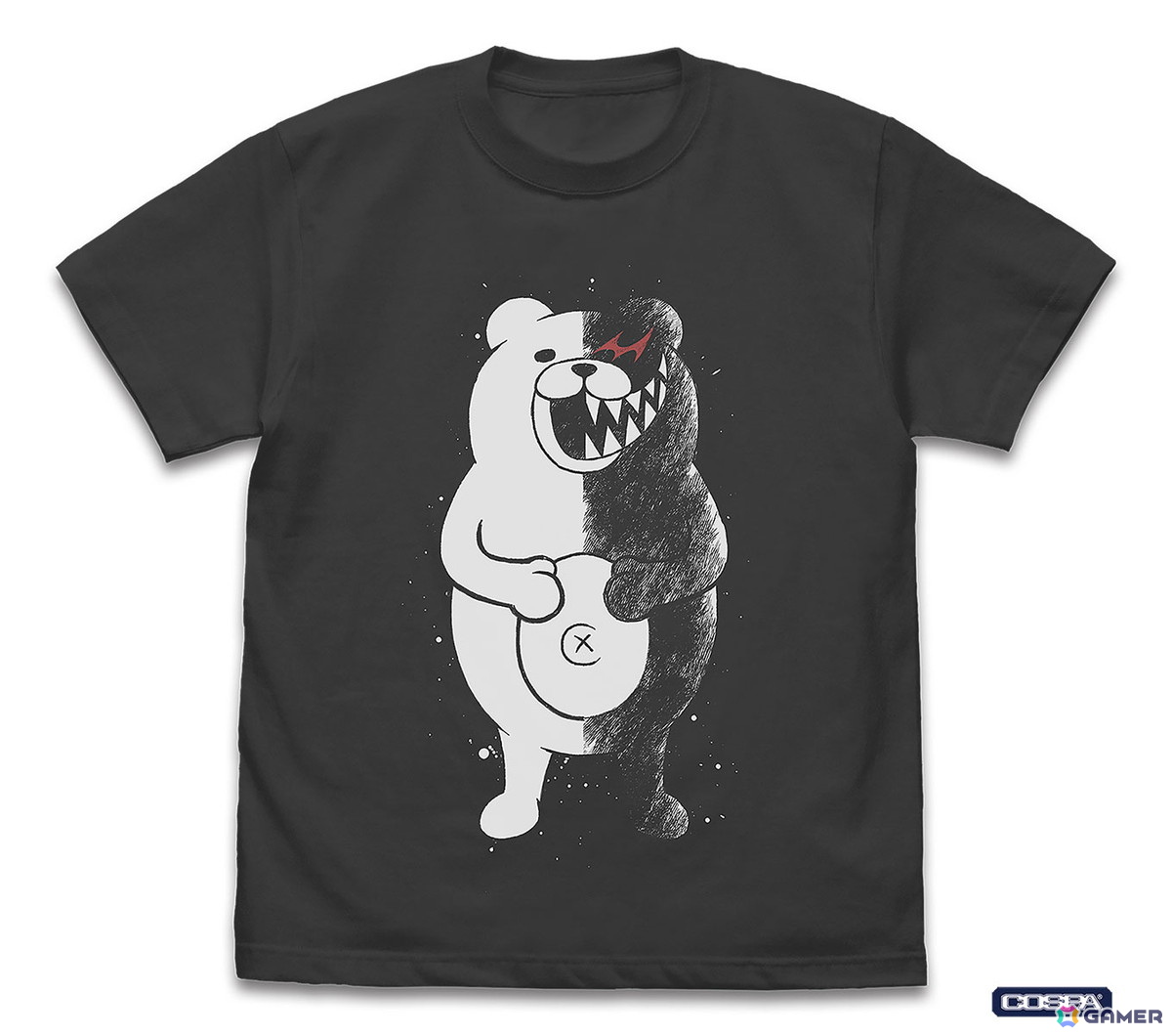 「ダンガンロンパ」スケッチテイストのモノクマがポイントのニュースペーパーバッグ、アートTシャツなどが登場!の画像