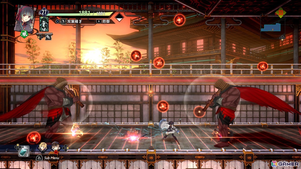 「亰都ザナドゥ -桜花幻舞-」がPS5/Switch 2/Switch/Steamで2026年夏に登場!2D/3Dの2タイプのアクションなどゲームシステムが公開にの画像