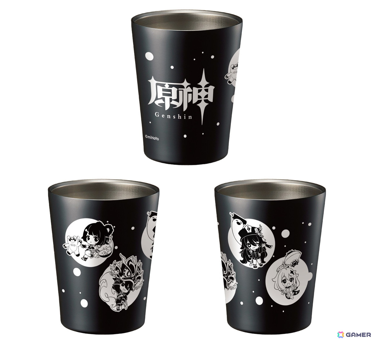 「原神」パイモン、ガミン、フータオ、シャンリンの描き下ろしイラストがデザインされたコーヒーカップが2月10日より数量限定でファミマに登場!の画像