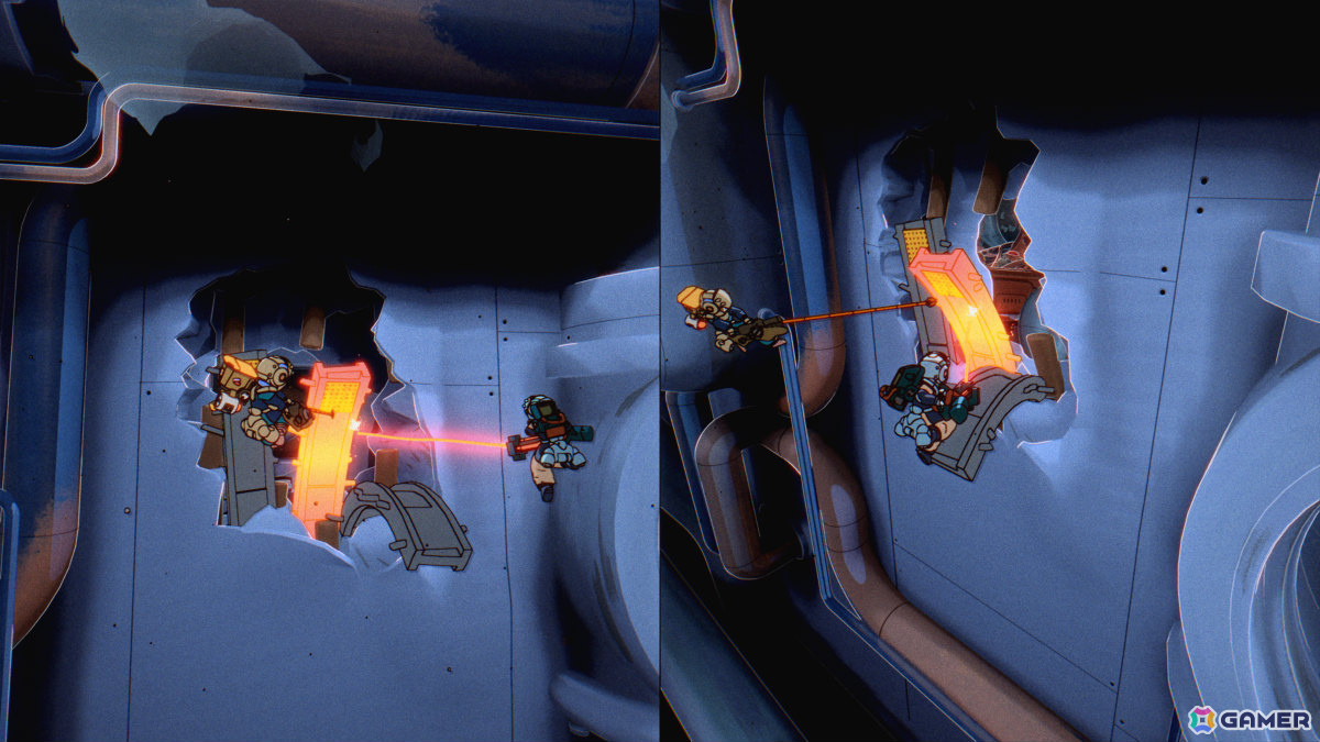 レトロアニメ調に描かれた宇宙を冒険する2人協力プレイADV「Orbitals」のゲームプレイ映像が公開!2026年夏にリリース予定の画像