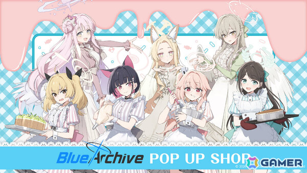 「ブルアカ」ポップアップショップが2月27日より渋谷モディなど15か所で順次開催！お菓子作りを楽しむ放課後スイーツ部、ティーパーティーが描きおろしで登場の画像1