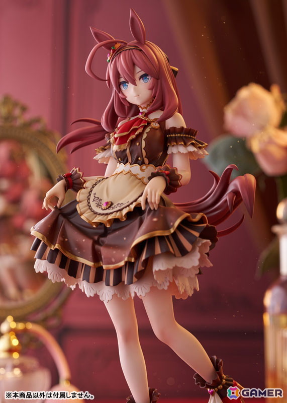 「ウマ娘 プリティーダービー」ミホノブルボンがバレンタイン限定の衣装［CODE：グラサージュ］を身に纏い立体化！の画像13