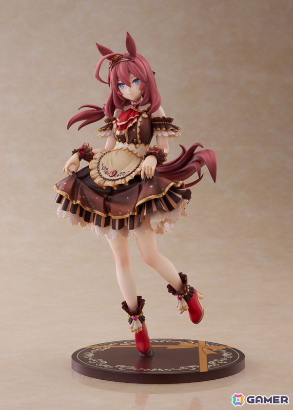 「ウマ娘 プリティーダービー」ミホノブルボンがバレンタイン限定の衣装［CODE：グラサージュ］を身に纏い立体化！の画像3