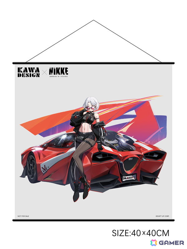 「勝利の女神:NIKKE」メティス部隊の自称・ヴィラン「ドレイク」がヴィランレーサー衣装で登場!あみあみ限定特典としてA2クリアポスターも付属の画像