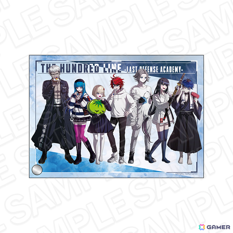 「HUNDRED LINE -最終防衛学園-」ポップアップショップが2月19日より有楽町マルイで開催！朝支度をする拓海たちの新作グッズがラインナップの画像