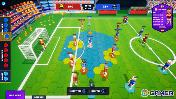 ターン制サッカーゲーム「HexaFootball」のSteamページが公開!反射神経ではなく戦略やポジショニング、予測が勝敗を分けるの画像