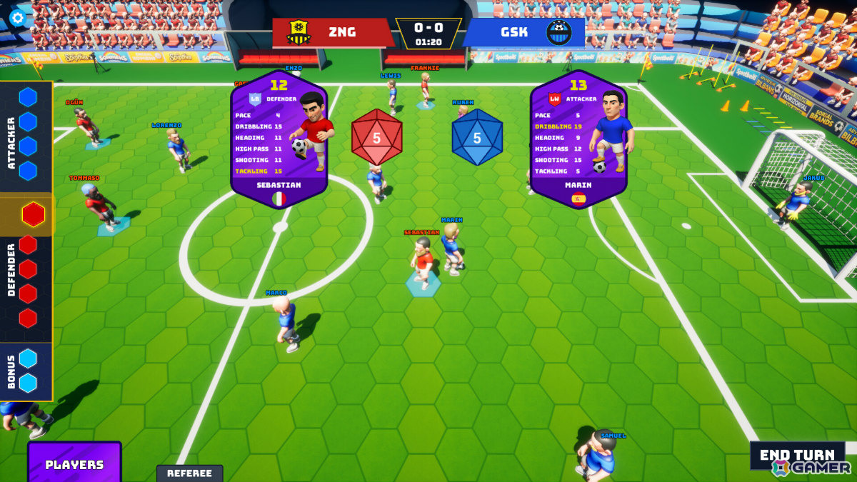 ターン制サッカーゲーム「HexaFootball」のSteamページが公開！反射神経ではなく戦略やポジショニング、予測が勝敗を分けるの画像7