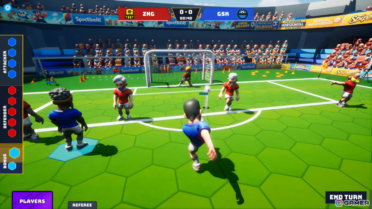ターン制サッカーゲーム「HexaFootball」のSteamページが公開！反射神経ではなく戦略やポジショニング、予測が勝敗を分けるの画像8