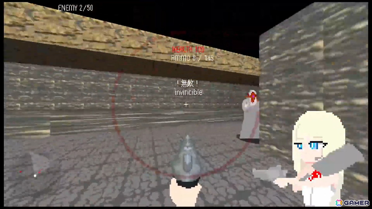 オールドスクール風FPS「ギャルトムラ」の体験版がSteamにて配信!最強のギャルとなって異変に包まれた村を蹂躙しようの画像
