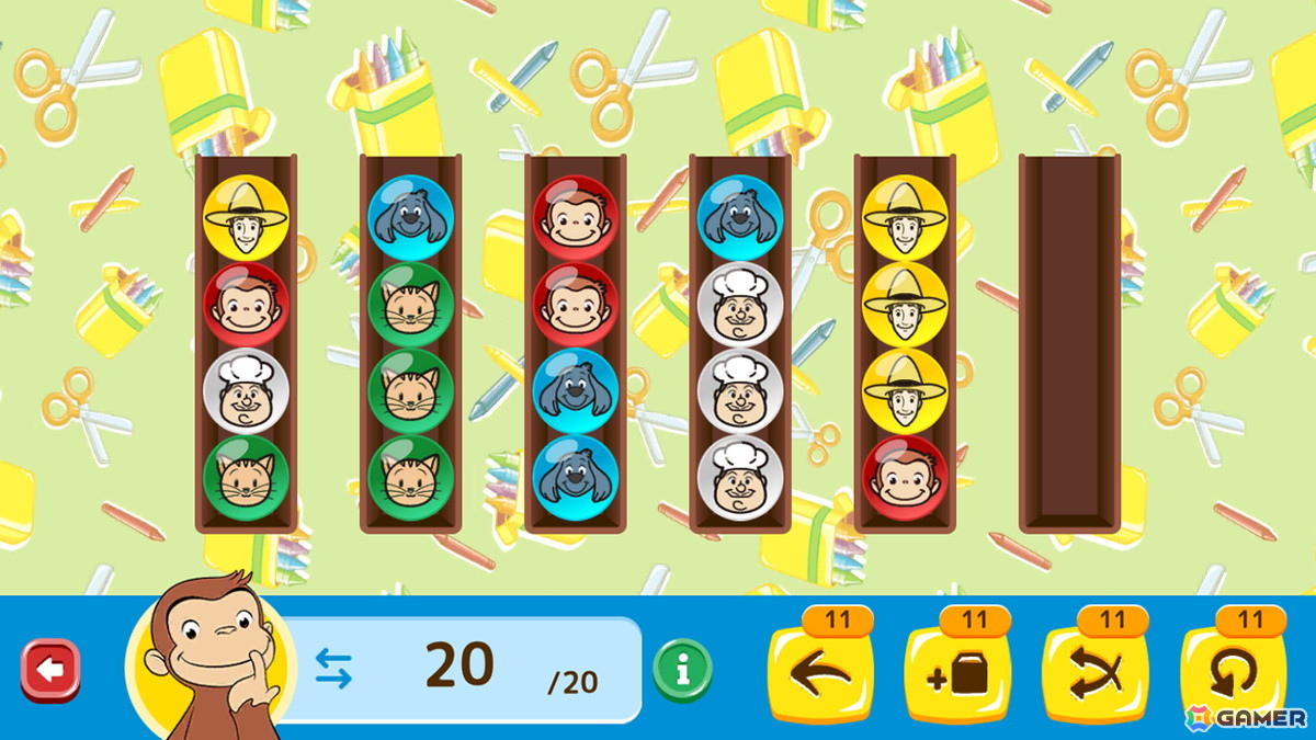 「おさるのジョージ わくわく！パズルdeショップ」が2026年春に配信決定！1,500問以上のパズルとお店づくり要素が楽しめるの画像