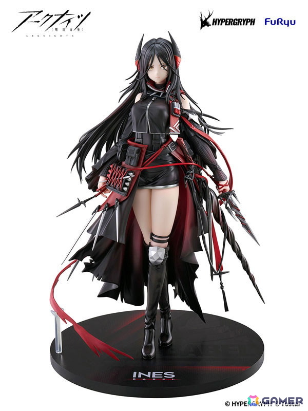 「アークナイツ」より「イネス」を原作イラストそのままに立体化！衣装は質感の再現を重視し、武器は塗装にもこだわり重量を感じさせる仕上がりにの画像